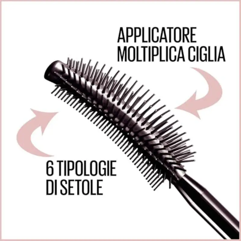Maybelline New York Mascara Ciglia Sensazionali, Volumizzante, Effetto Ventaglio sulle Ciglia, Very Black, 9, 5 ml miniatura 3