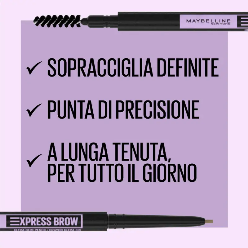 Occhi Brow Ultra Slim Soft Brown - Matita sopracciglia miniatura 4