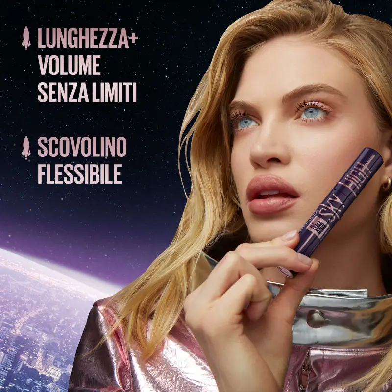 Occhi Mascara Ciglia Sensazionali Sky High Plum Twilight - Mascara miniatura 3