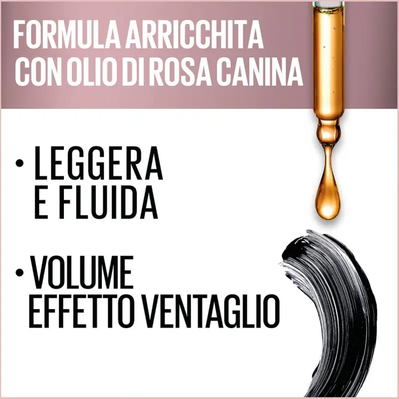 Occhi Mascara Ciglia Sensazionali Waterproof Nero - Mascara miniatura 5