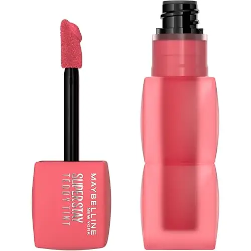 Maybelline New York Teddy Tint, Tinta Labbra A Lunga Tenuta, Effetto Matte Vellutato, Tenuta 12H, Formula