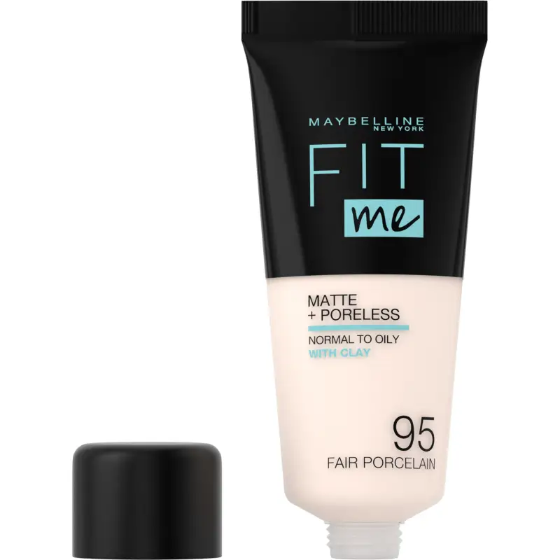 Viso Fondotinta Opacizzante Fit Me! Matte&Poreless Fair Porcelaine (095) - Fondotinta miniatura 2