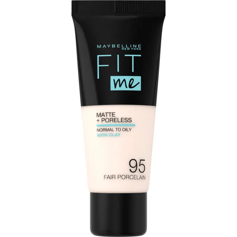 Viso Fondotinta Opacizzante Fit Me! Matte&Poreless Fair Porcelaine (095) - Fondotinta