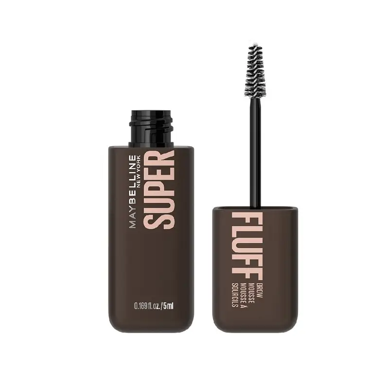 Maybelline Superfluff Mascara Sopracciglia Piene e Soffici Formula in Mousse Colore 262 black brown