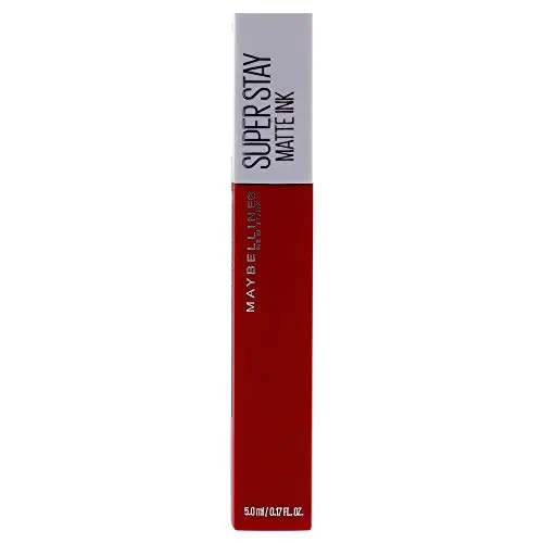 Maybelline SuperStay Matte Ink, Rossetto liquido, 5 ml, rosso