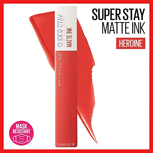 Maybelline SuperStay Matte Ink, Rossetto liquido, 5 ml, rosso miniatura 3