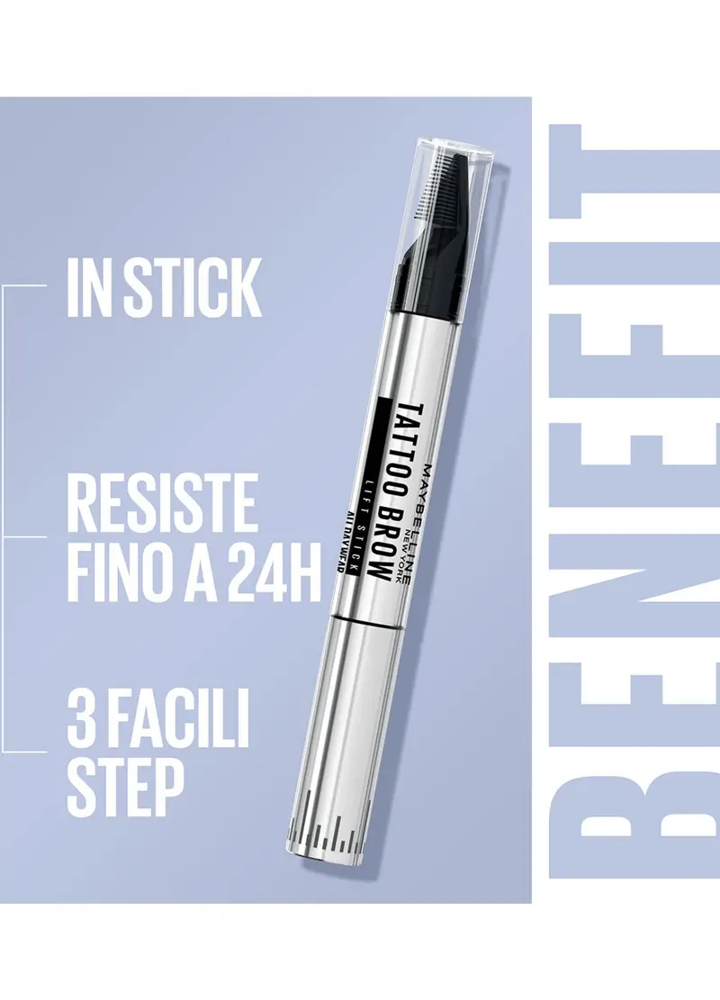 MAYBELLINE, Tattoo Brow Lift Stick 00 Trasparente., Donna, Trasparente, Taglia: FASUL miniatura 2