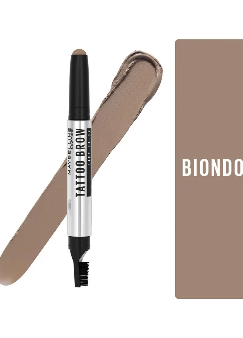 MAYBELLINE, Tattoo Brow Lift Stick 01 Biondo., Donna, Marrone tabacco, Taglia: FASUL