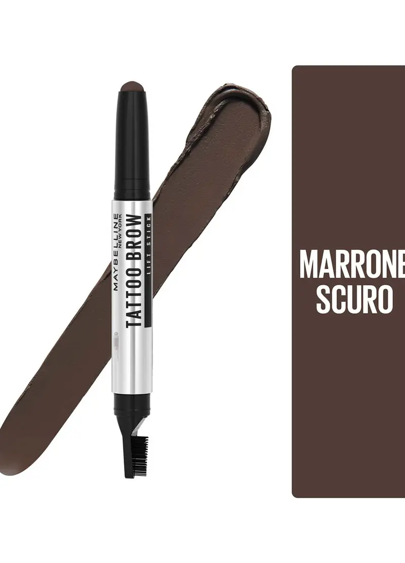 MAYBELLINE, Tattoo Brow Lift Stick 04 Marrone Scuso., Donna, Marrone scuro, Taglia: FASUL