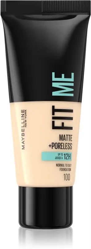 Trucco unificante con Fit Me! (Matte & Poreless Make-Up) 30 ml - Shade 100 Warm Ivory