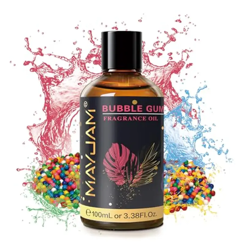 MAYJAM Olio Di Fragranze Di Gomma da Masticare 100ml, Premium Gomma da Masticare Di Fragranze Aromaterapia Per Olio Essenziali di Diffusori, Umidificatori, DIY, Casa miniatura 2