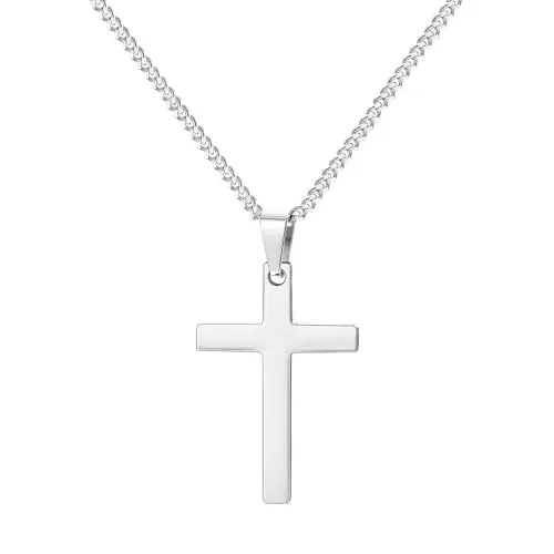 Maykafay Collane Uomo Argento 3504734