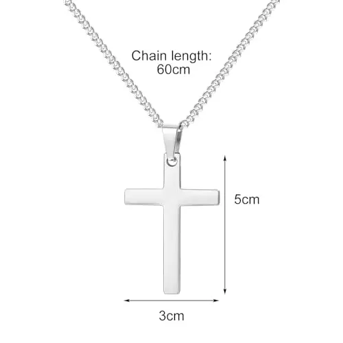 Maykafay Collane Uomo Argento 3504734 miniatura 2