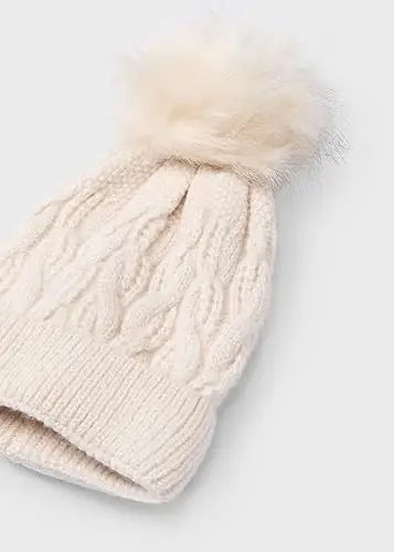 Mayoral Cappello pompon bambina Giallo zenzero 93 miniatura 2