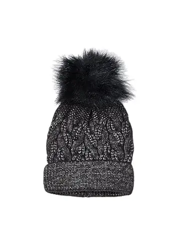 Mayoral Cappello pompon bambina Grigio Antracite 90