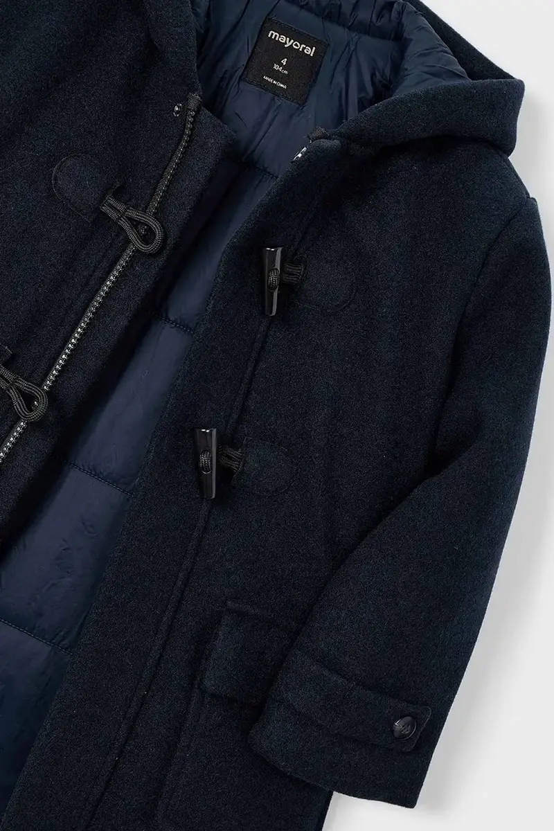 cappotto bambino/a Blu navy miniatura 3