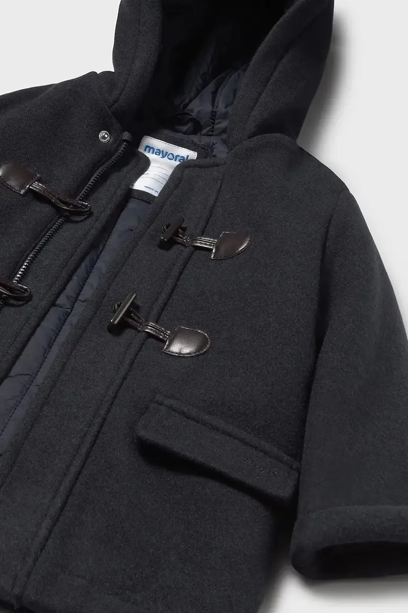 cappotto bambino/a Blu navy miniatura 3