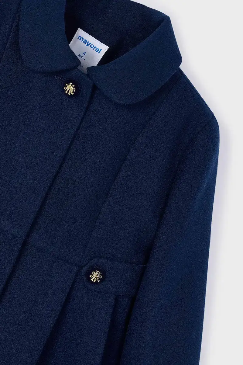 cappotto bambino/a Blu navy miniatura 4