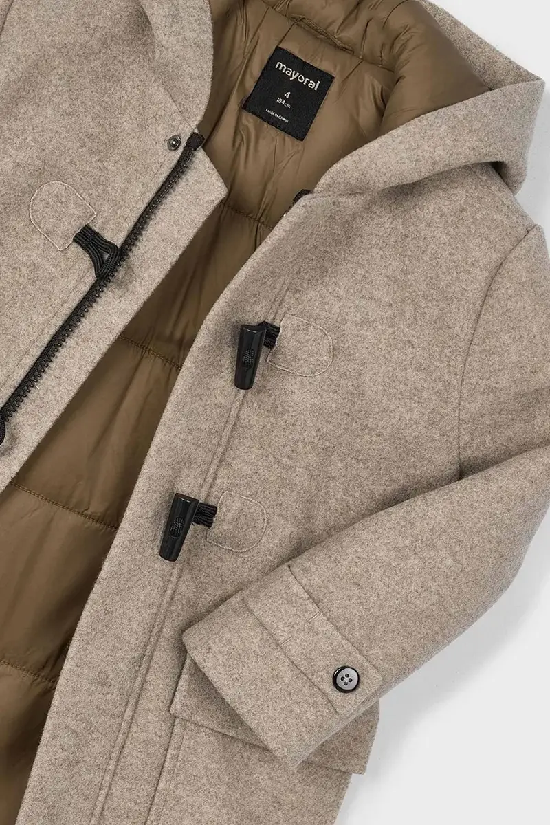 cappotto bambino/a colore beige 4423 miniatura 4