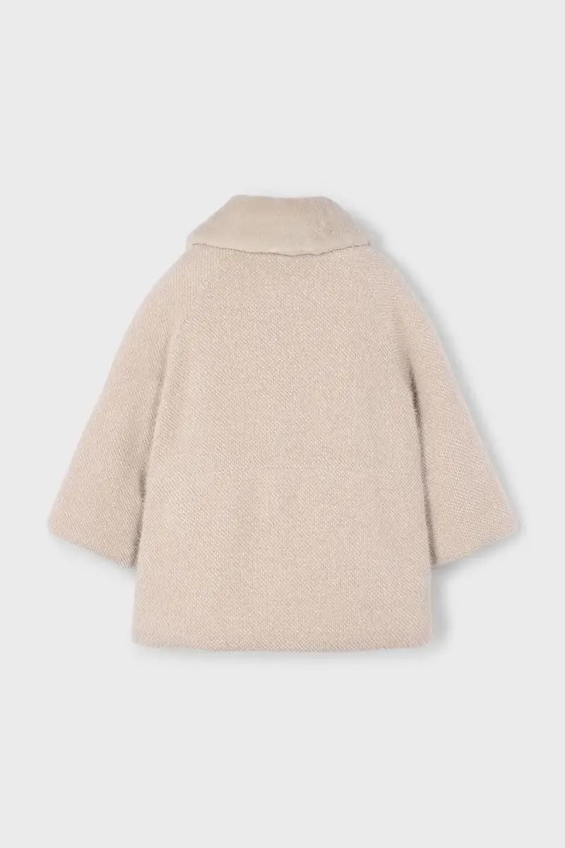 cappotto bambino/a colore beige 4438 miniatura 2