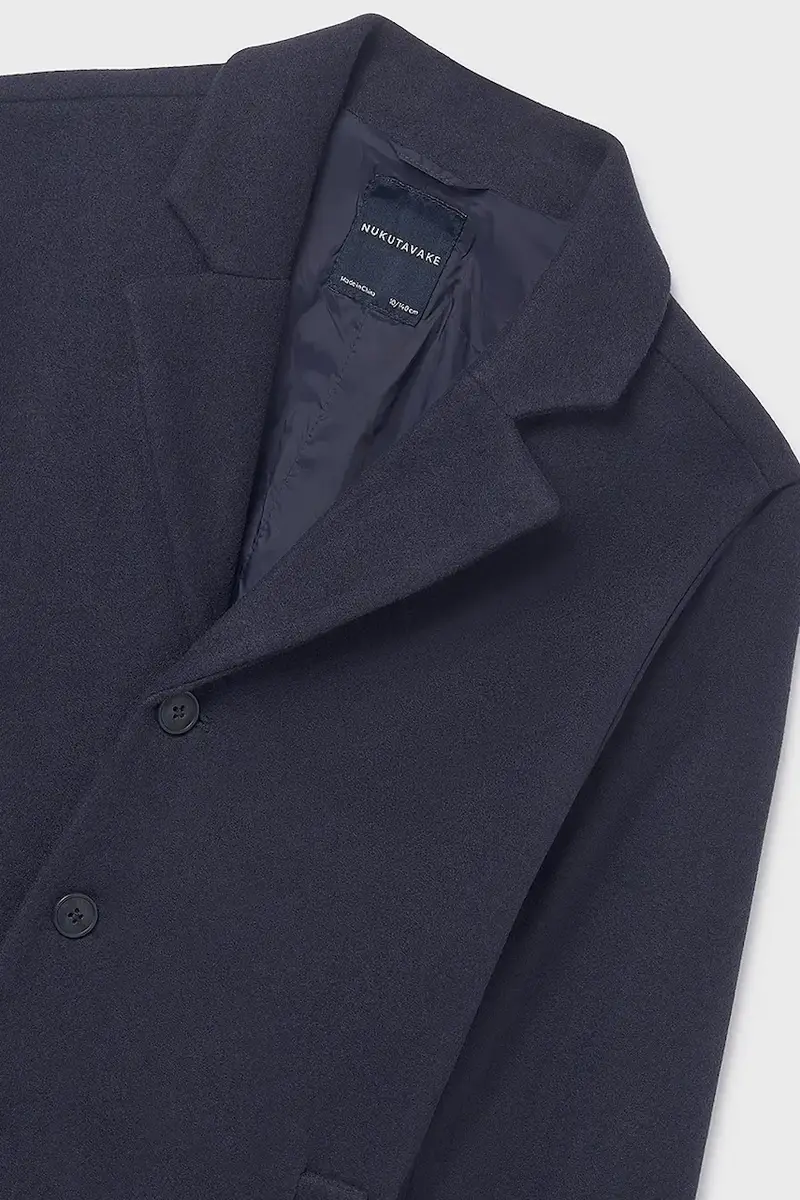 cappotto bambino/a colore blu navy 7411 miniatura 3