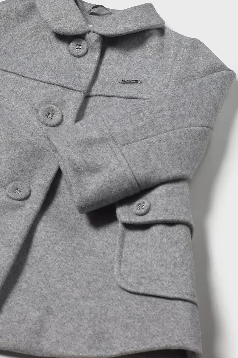 cappotto bambino/a colore grigio 2433 miniatura 3