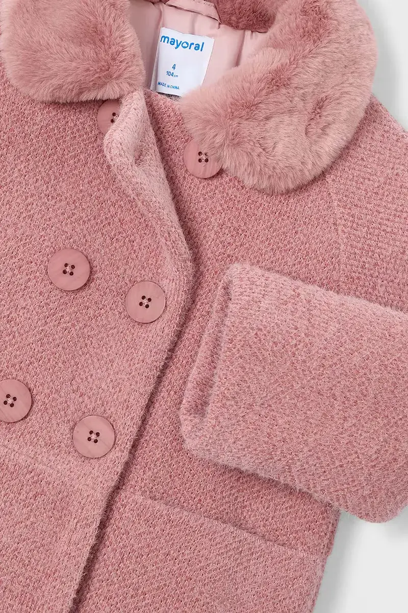 cappotto bambino/a colore rosa 4438 miniatura 3
