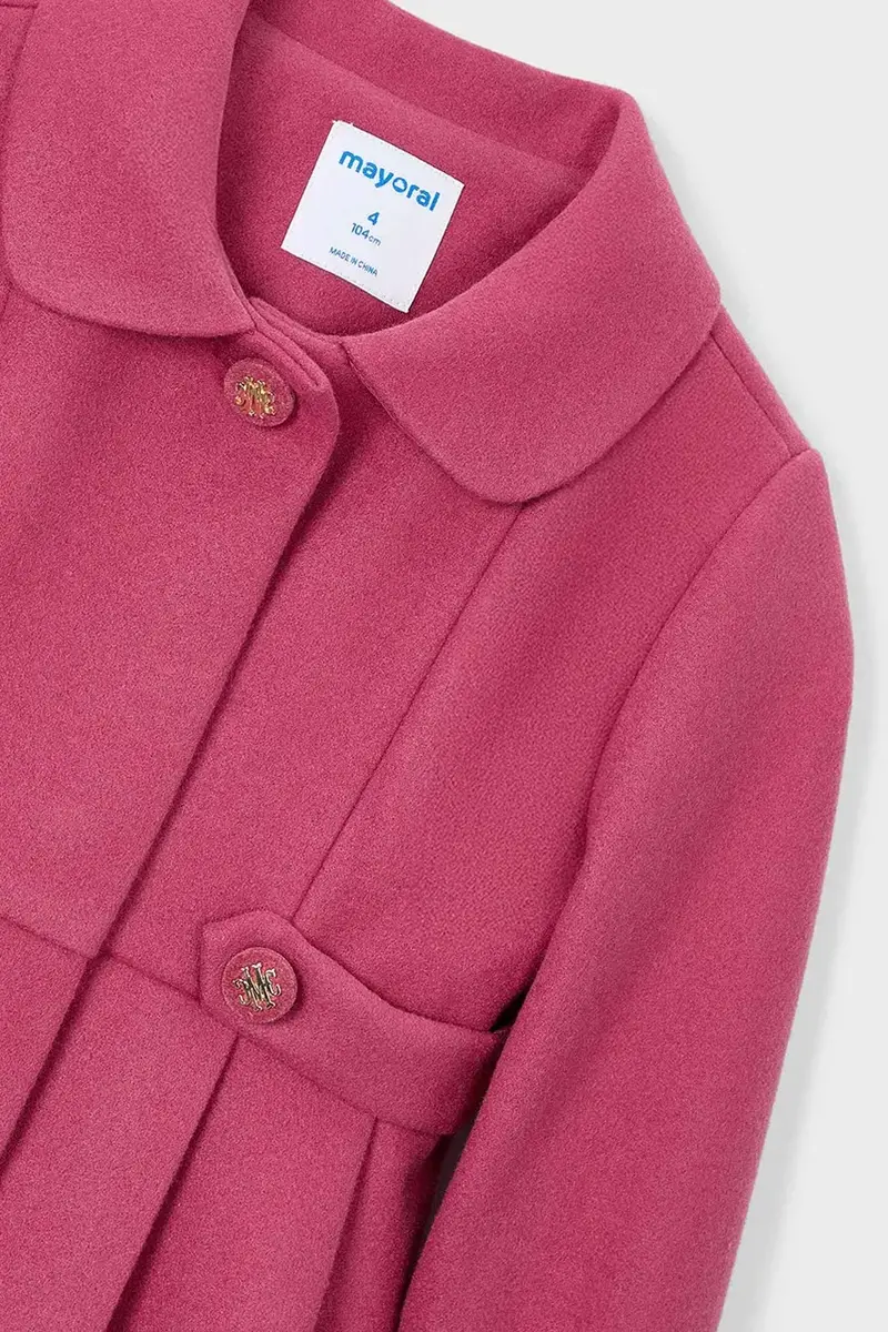 cappotto bambino/a colore rosso 4440 miniatura 3