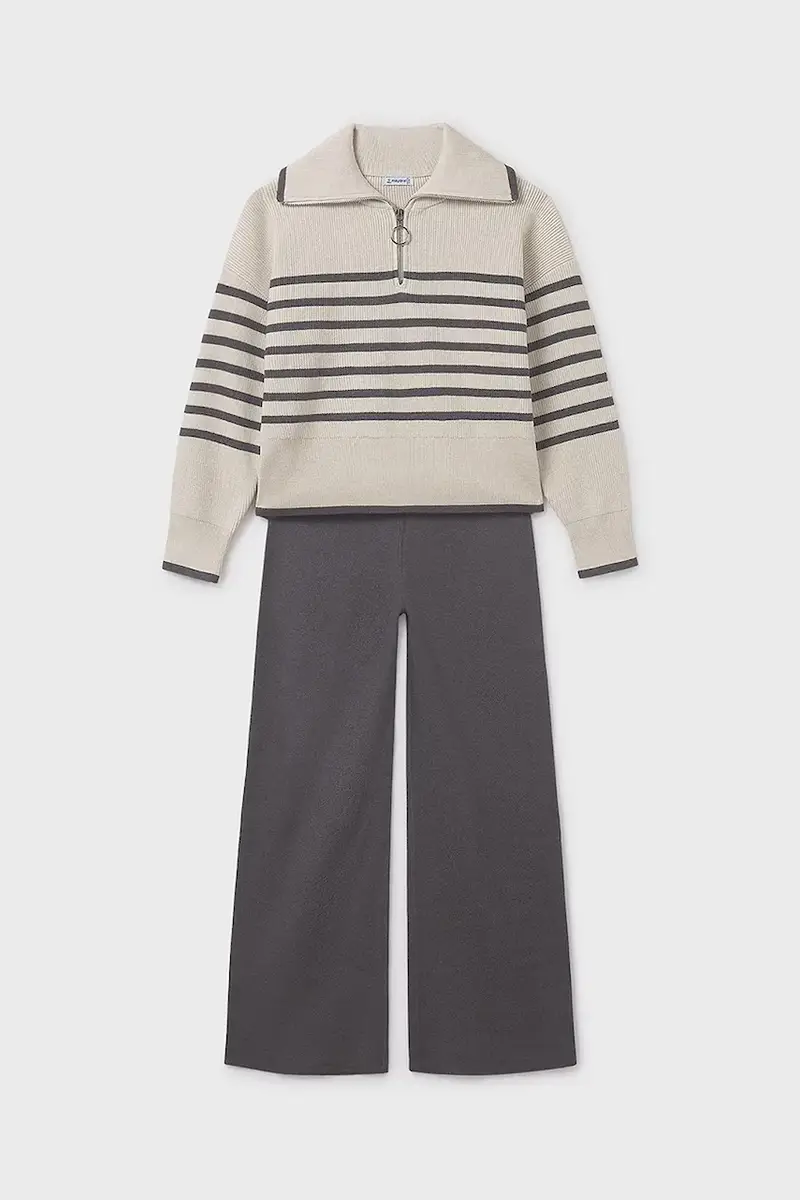 Mayoral completo bambino grigio con manica lunga