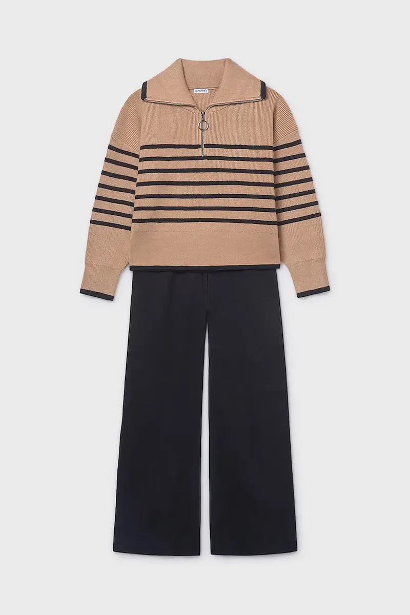 Mayoral completo bambino marrone e blu