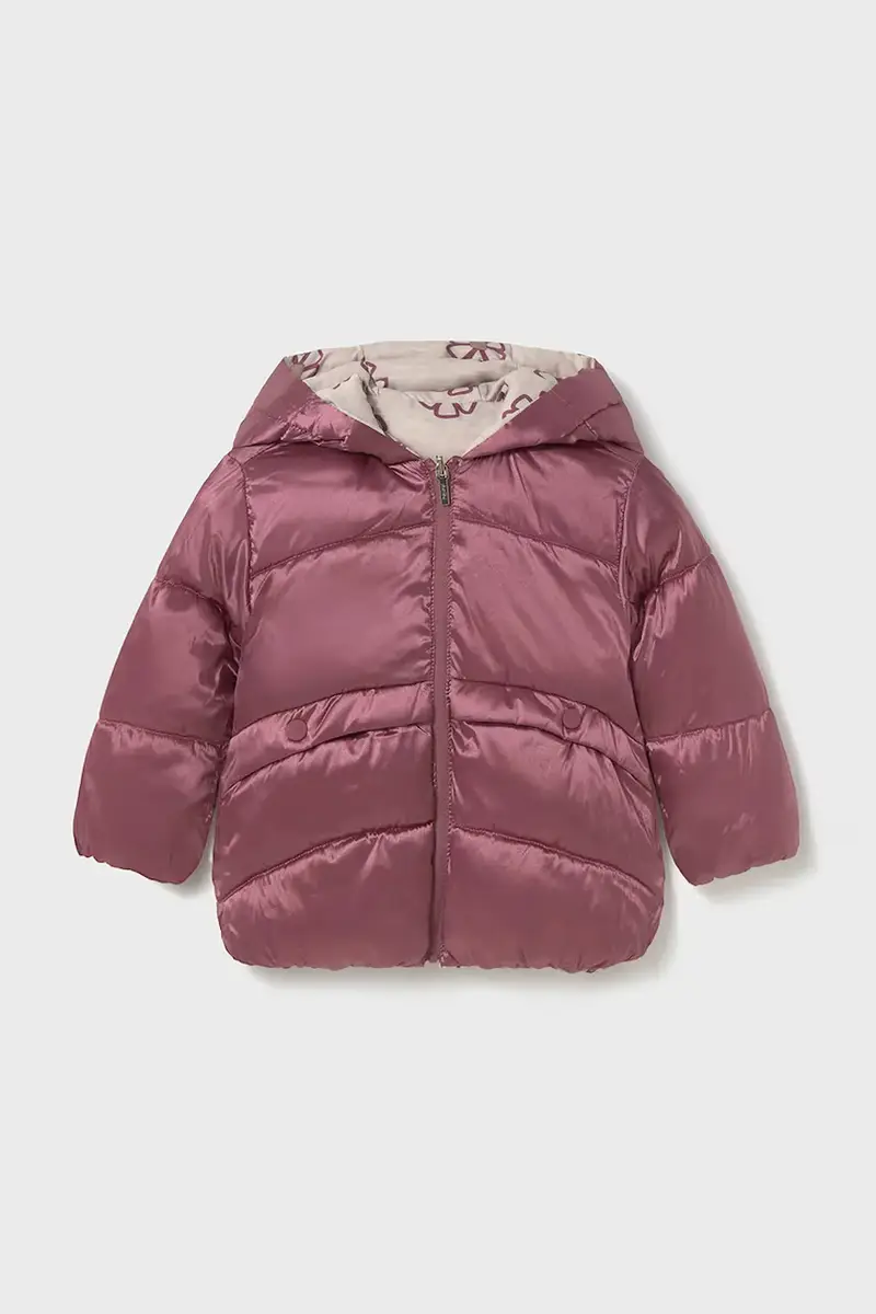 giacca a doppia faccia per neonati colore rosa 2437 miniatura 3