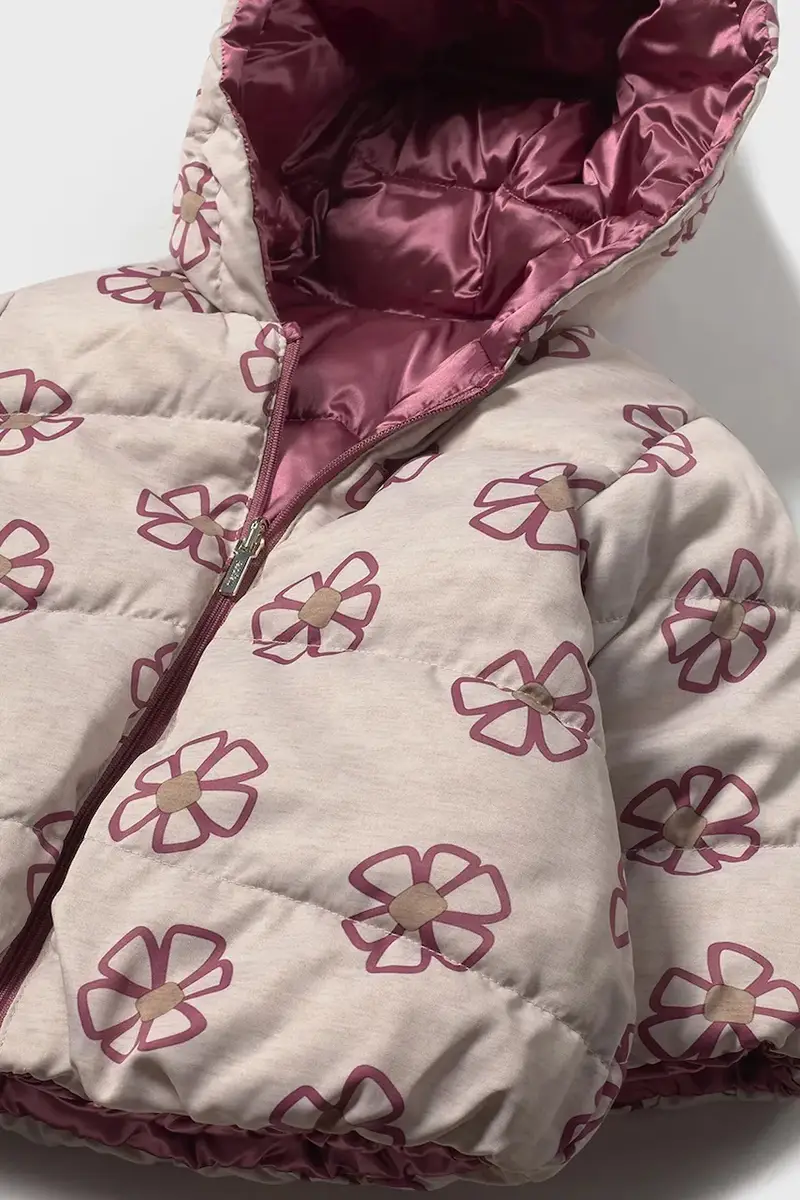 giacca a doppia faccia per neonati colore rosa 2437 miniatura 4