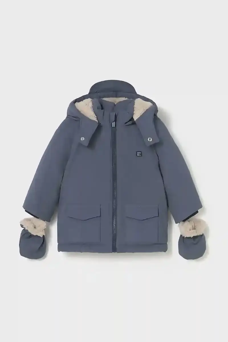 Mayoral Giacca Neonato Blu miniatura 2
