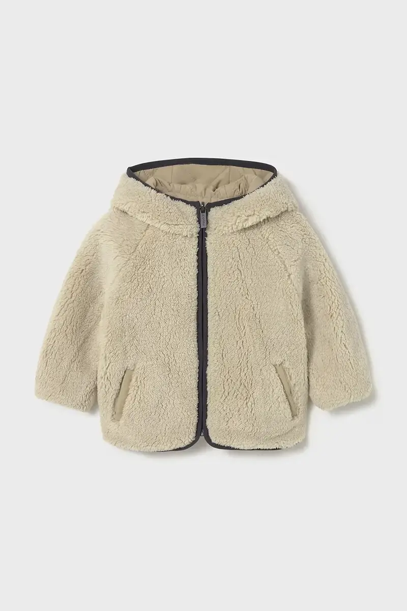 Mayoral Giacca neonato beige miniatura 3