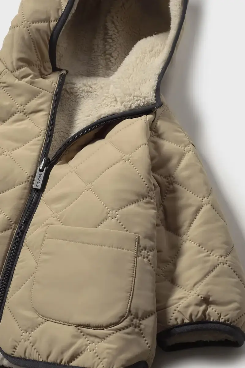 Mayoral Giacca neonato beige miniatura 4