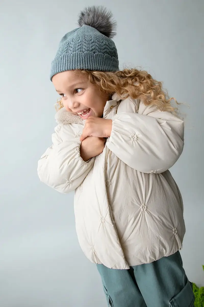 giacca per bambini Beige miniatura 5