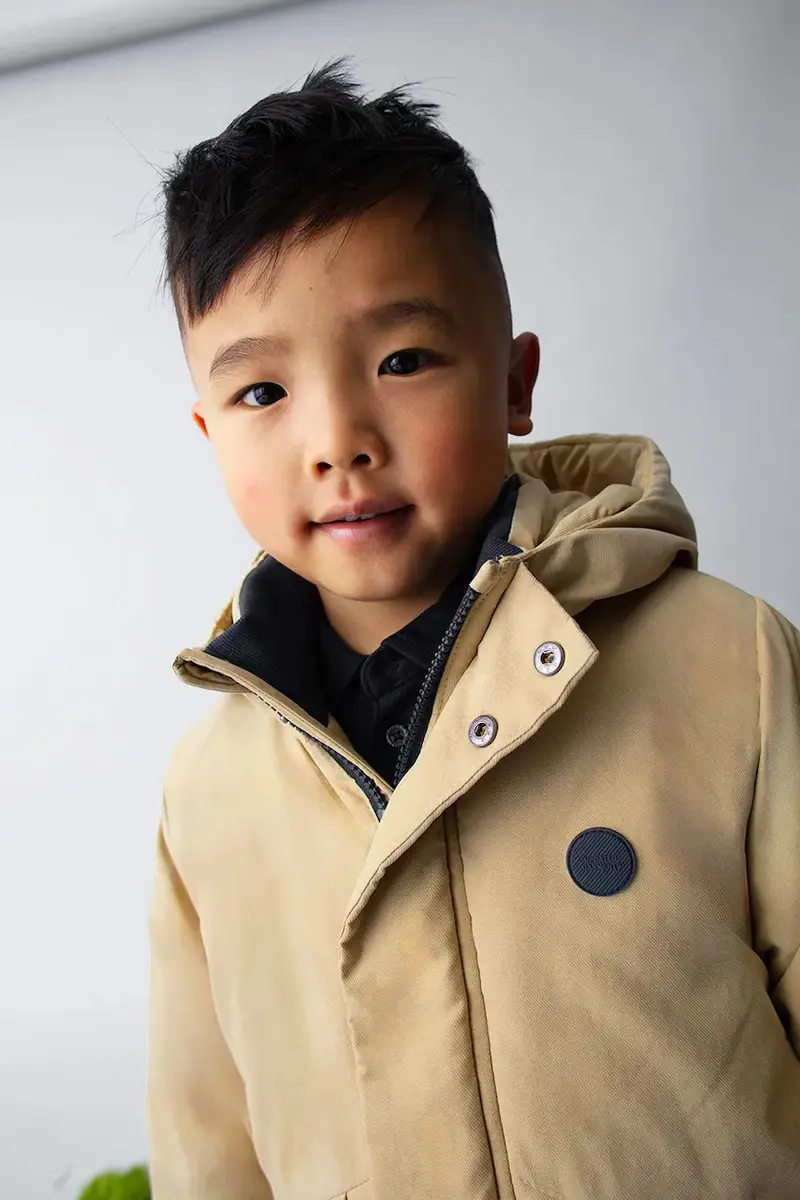 giacca per bambini colore beige 4419 miniatura 5