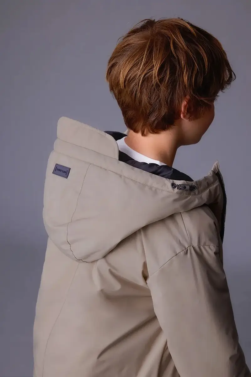 giacca per bambini colore beige 7415 miniatura 5