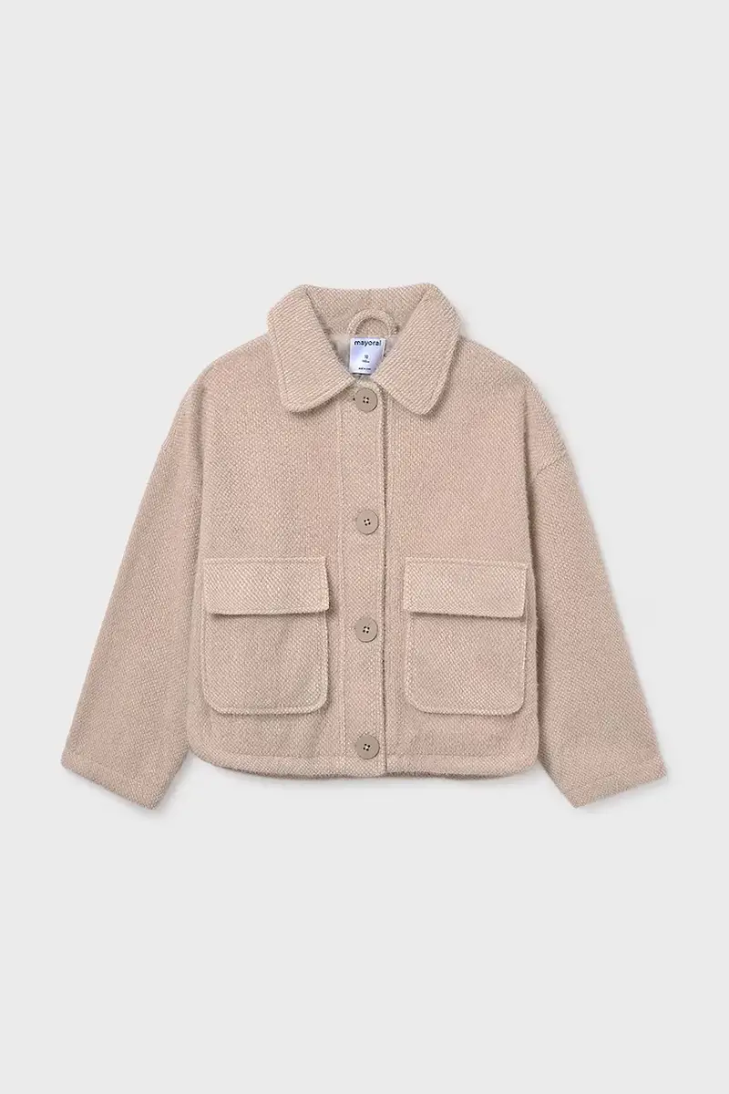 giacca per bambini colore beige 7430 miniatura 2