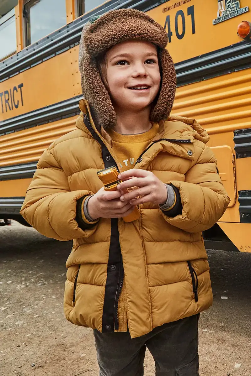 giacca per bambini colore giallo 4422