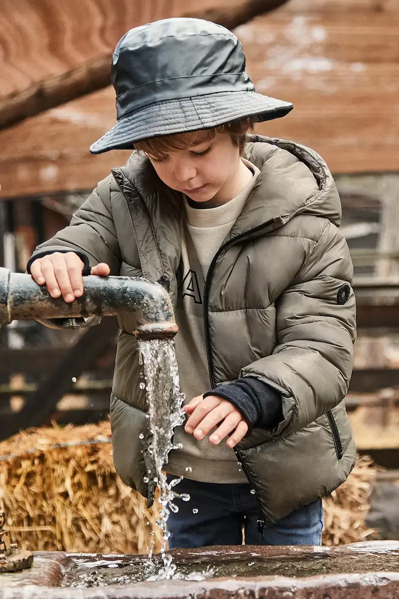 giacca per bambini colore marrone 4416