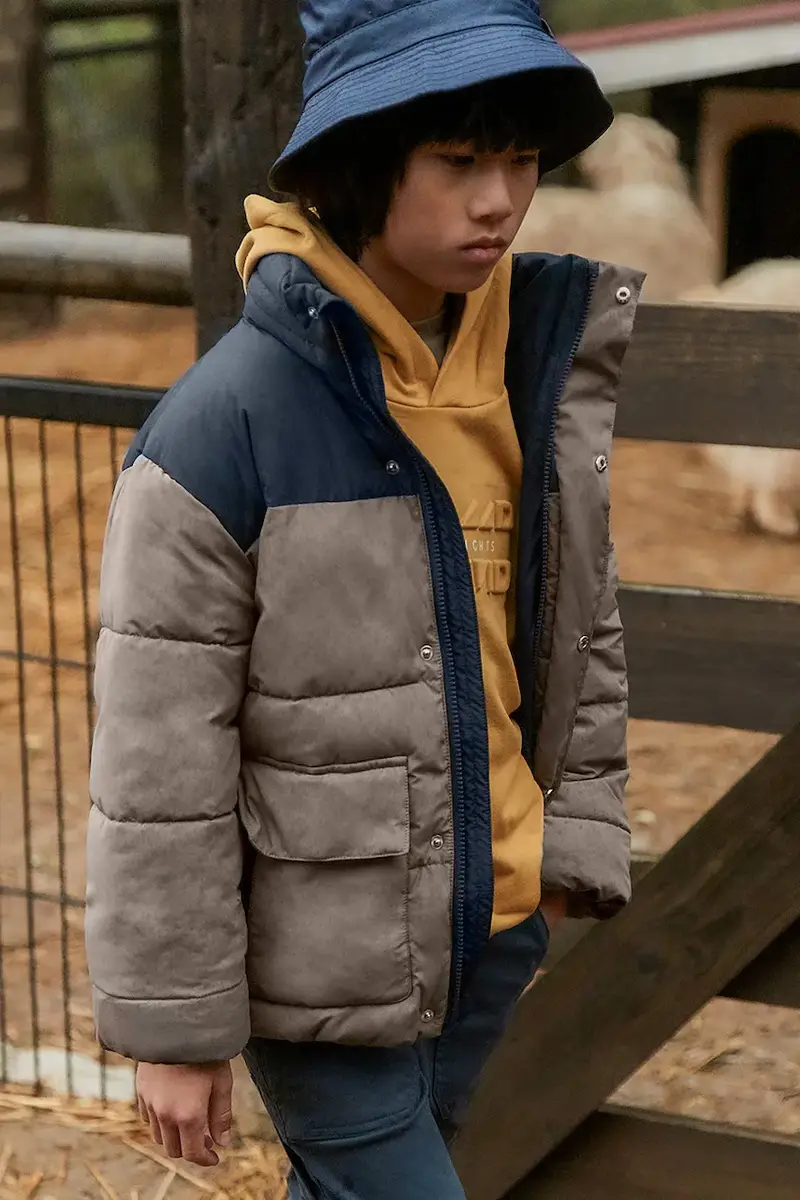 giacca per bambini colore marrone 7414