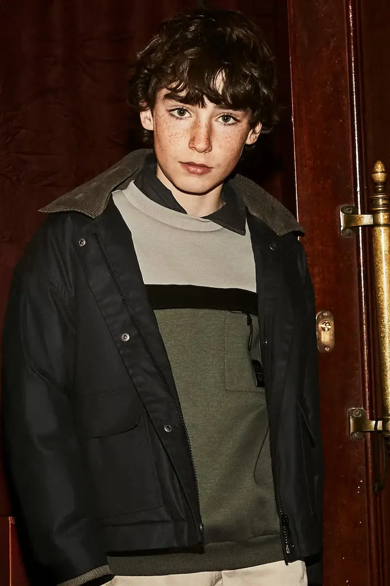 giacca per bambini colore nero 7433