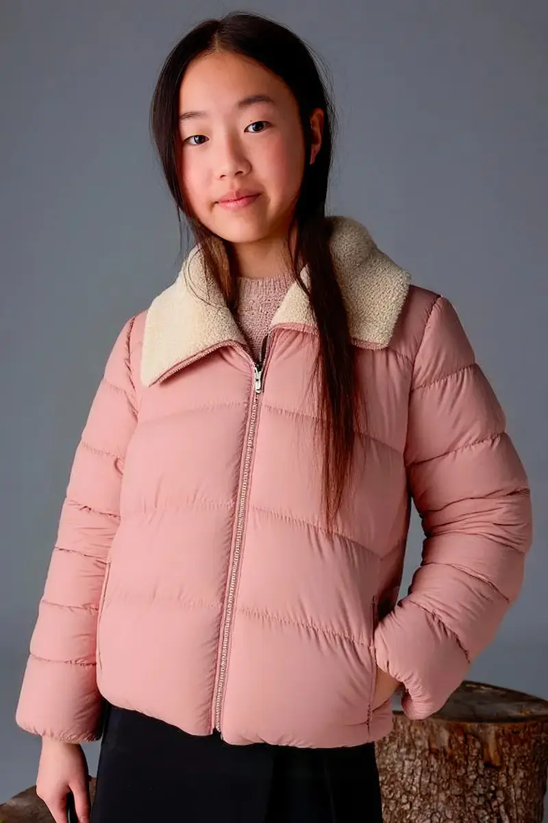 giacca per bambini colore rosa 7437