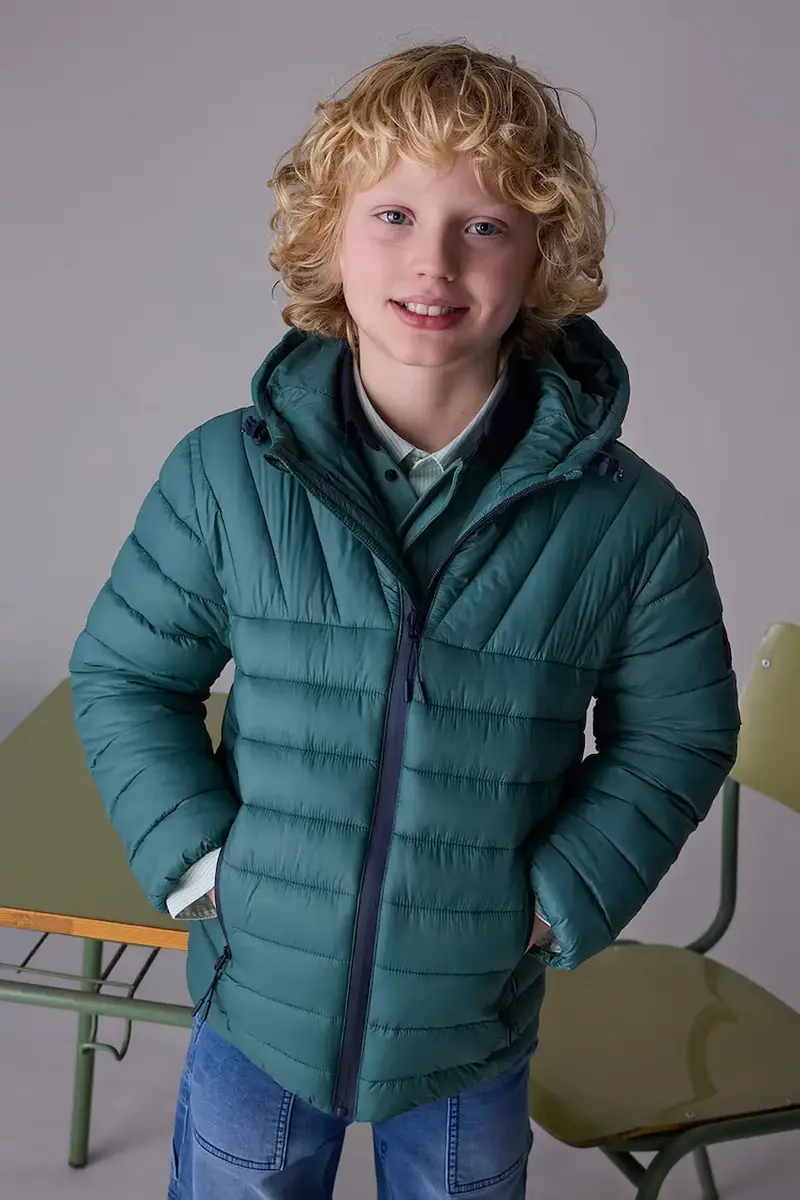 giacca per bambini colore verde 7412