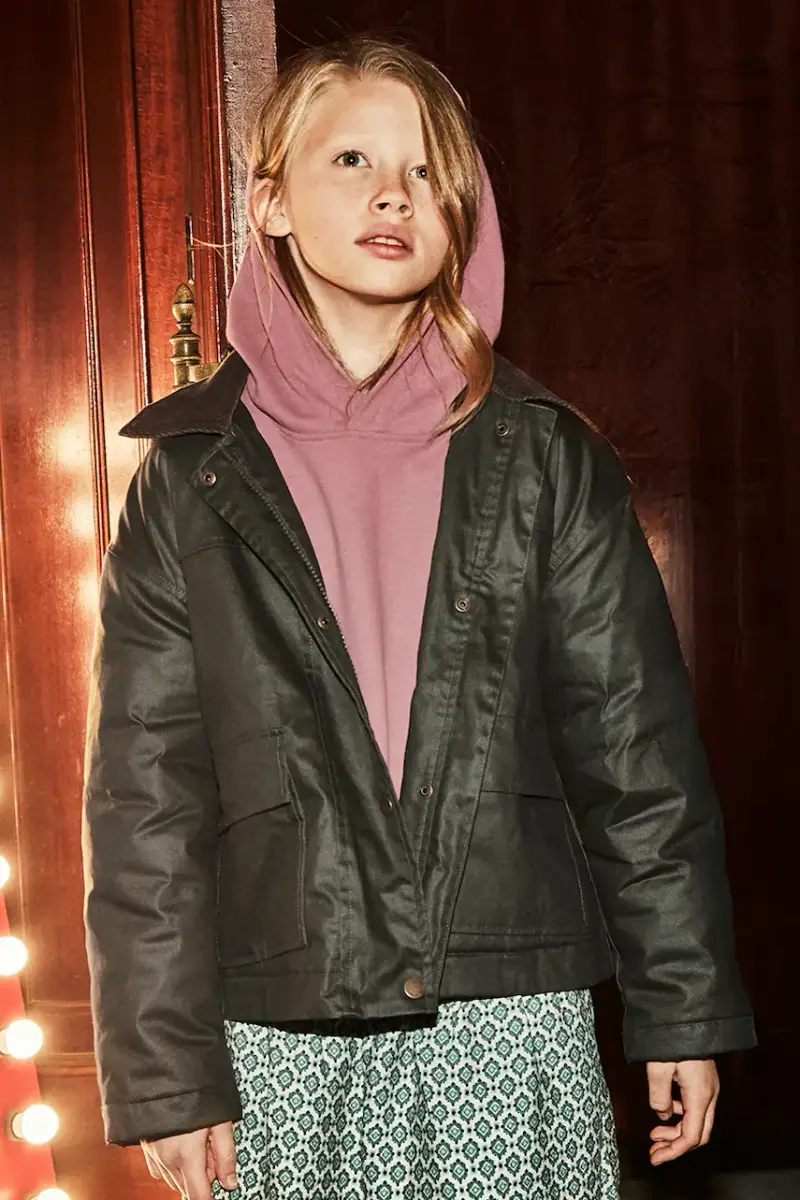 giacca per bambini colore verde 7433