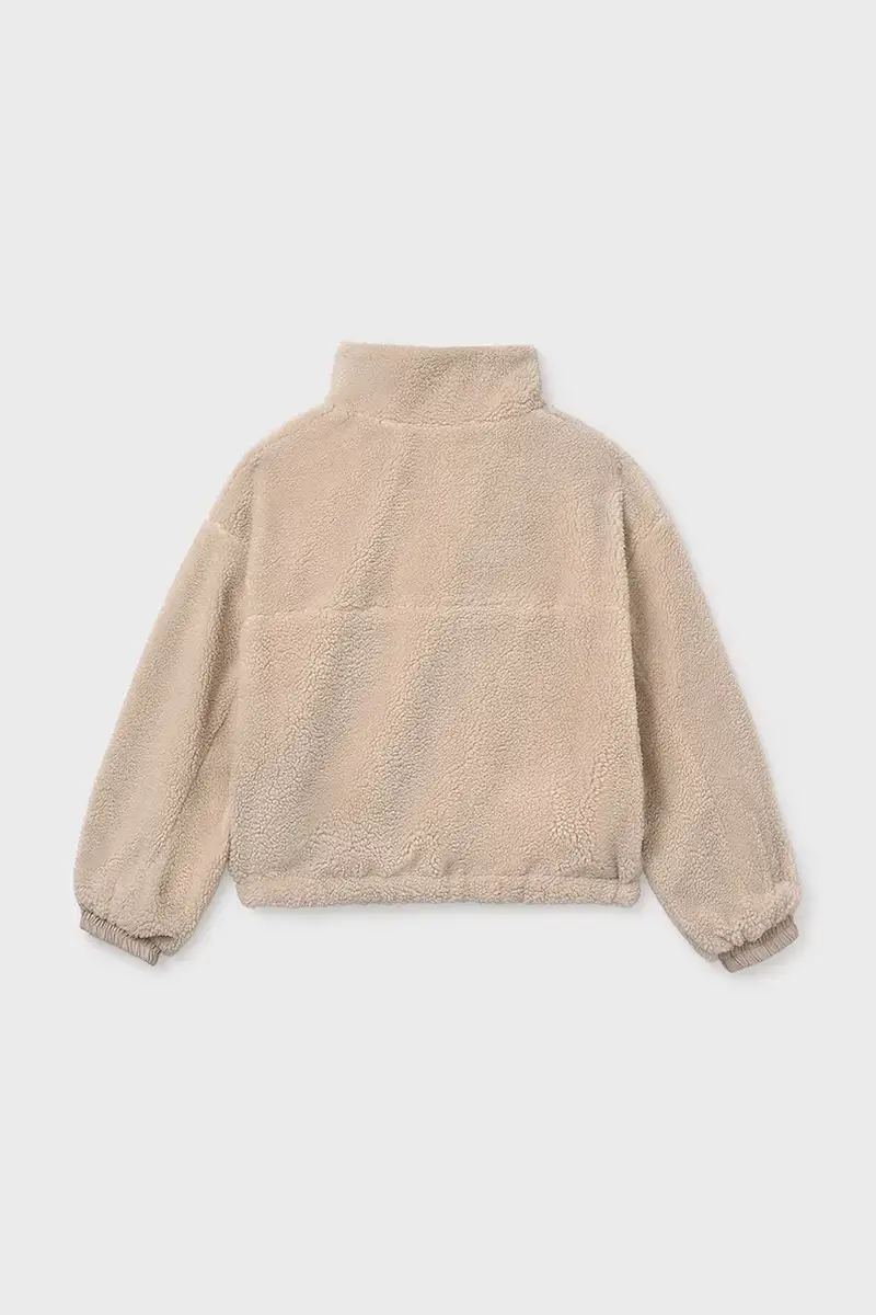 giacca reversibile per bambini colore beige 7435 miniatura 3