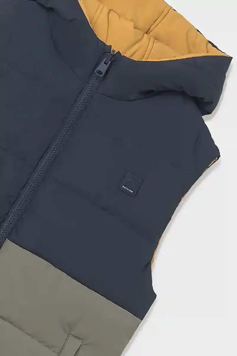 gilè bilaterale bambino/a colore verde 7306 miniatura 4