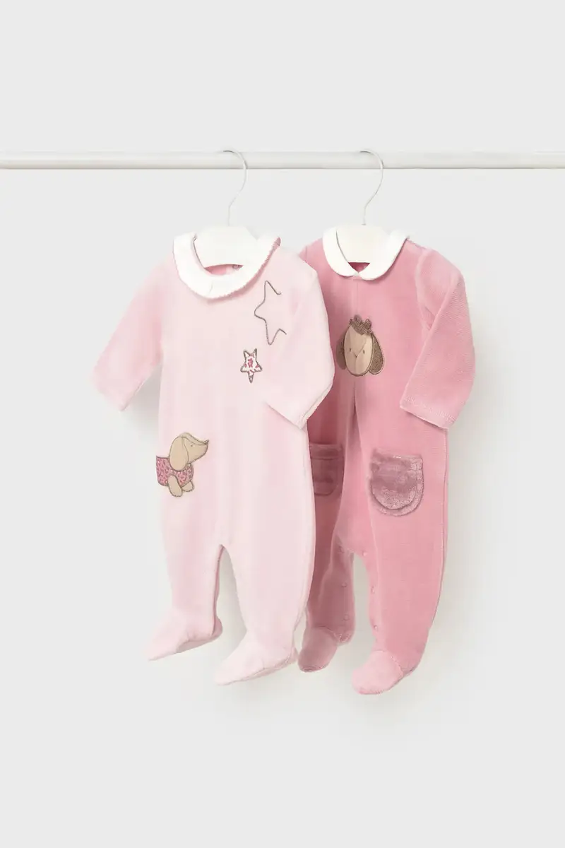 pagliacetti neonato pacco da 2 Rosa