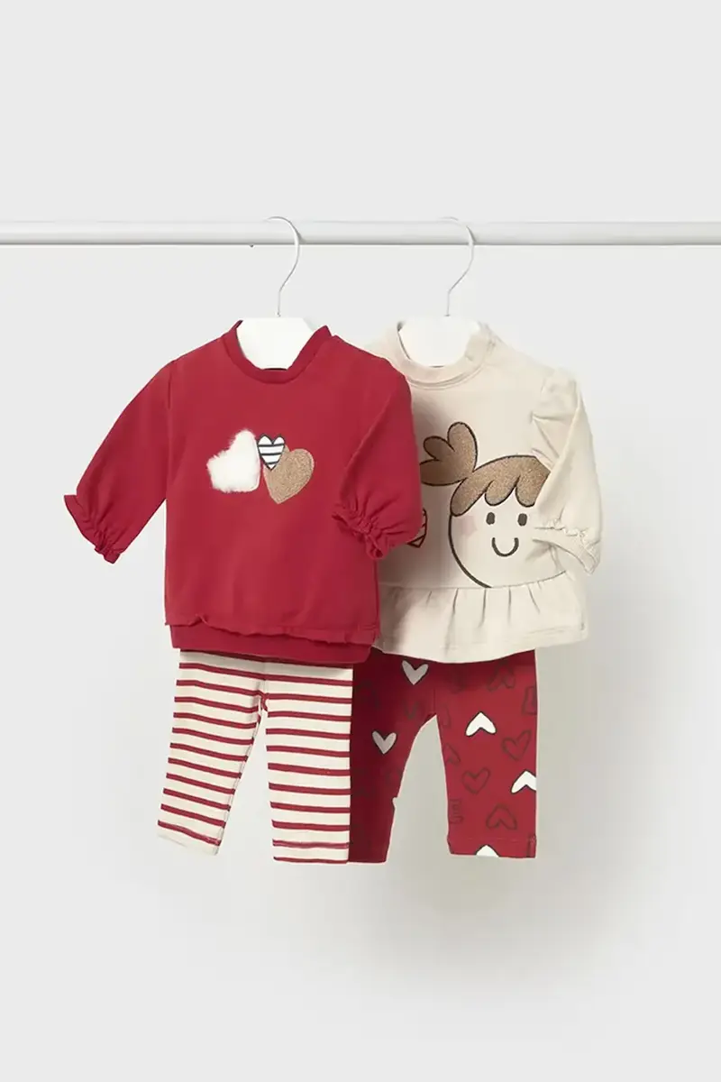 set per bambini colore rosso 2710